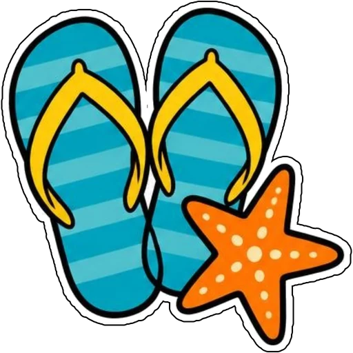 Flip-flops with a starfish