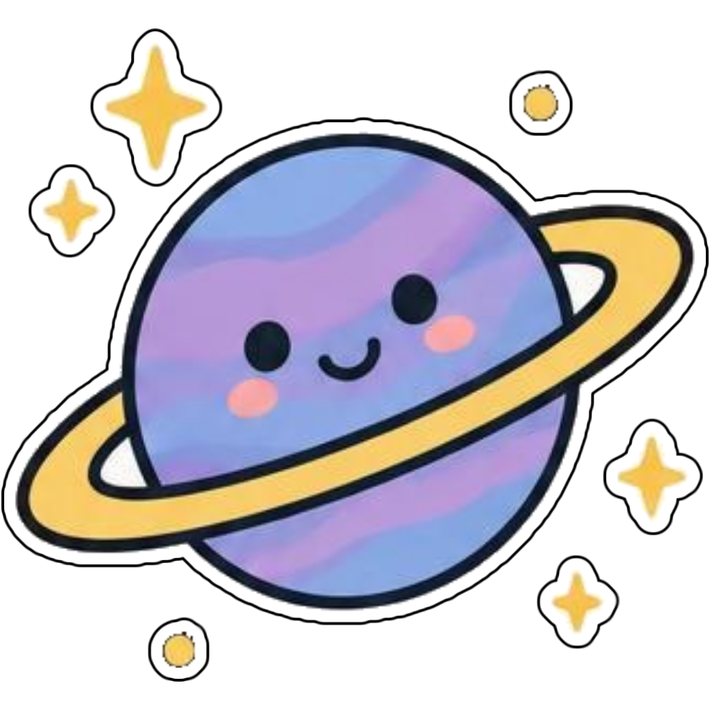 A mini planet with a ring