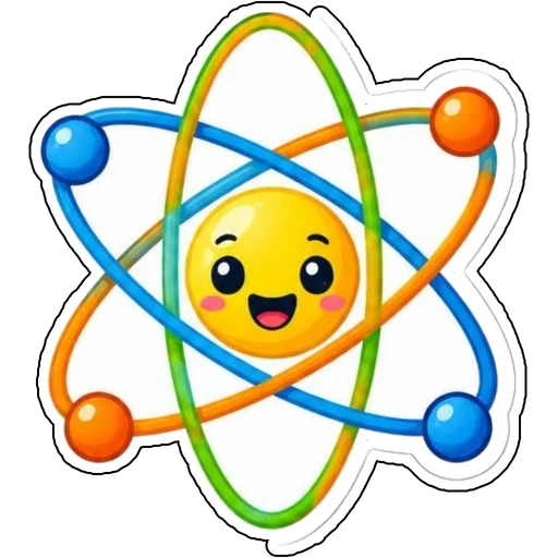 A happy atom with connected electron orbits